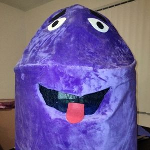 Grimace mascot head